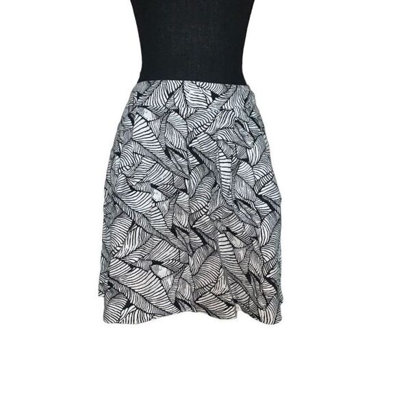 Loft Petite Pleated Linen Skirt - Picture 1 of 7